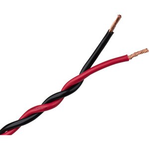 Main product image for Audtek 1 ft. 16 AWG Stranded OFC Twisted Pair Speaker Cabinet Hookup Wire Red/Black101-259
